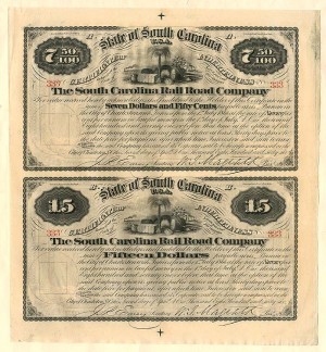 South Carolina Railroad Co. - Bond